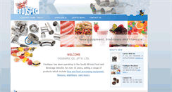 Desktop Screenshot of foodspec.co.za